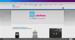 Desktop Screenshot of ctssolutions.it