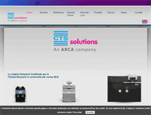 Tablet Screenshot of ctssolutions.it